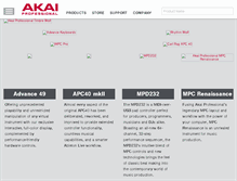 Tablet Screenshot of akaiproamerica.com